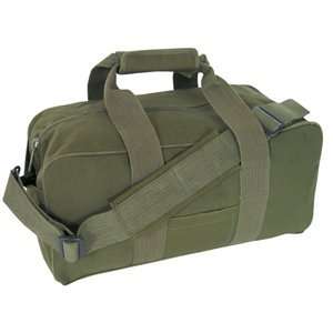  Olive Drab Canvas Gear Shoulder Duffle Bag   12 x 24 