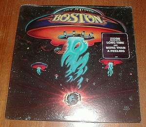 BOSTON 1977 Boston LP SEALED w SONG STICKER NM   