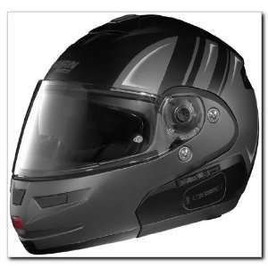 Nolan N103 Motarrad Graphics Helmet , Size: Md, Color: Flat Black 