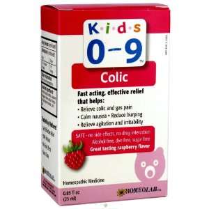 Homeolab Kids Relief Remedies Colic, Raspberry Flavored Oral Solutions 