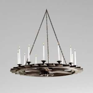   Rustic Style Mechanic Gear 12 Candle Chandelier: Car Electronics