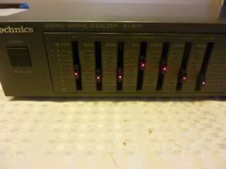 Technics SH 8017 Stereo 7 Band Graphic Equalizer  