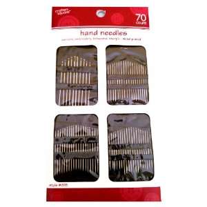   Hand Sewing Needles, 70 Count, Nickel plated: Arts, Crafts & Sewing