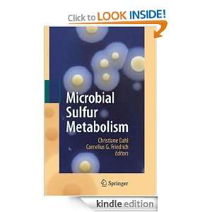 Microbial Sulfur Metabolism Christiane Dahl, Cornelius G. Friedrich 