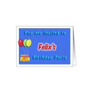    Felixs Birthday, Invitation to the Party Card Toys & Games