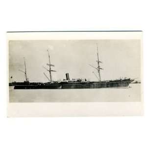  Passenger and Cargo Ship Hankow Real Photo Postcard Built 