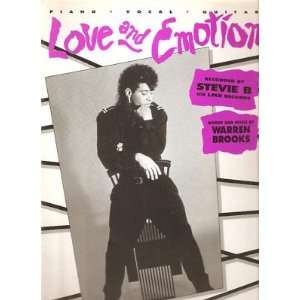  Sheet Music Love and Emotion Stevie B 150 
