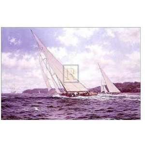  Candida & Astra Off Cowes (LE) Poster Print: Home 