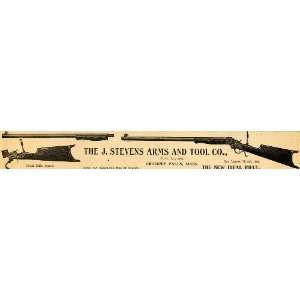  1895 Ad Ideal Rifle Taken Apart J Stevens Arms Tool Co 
