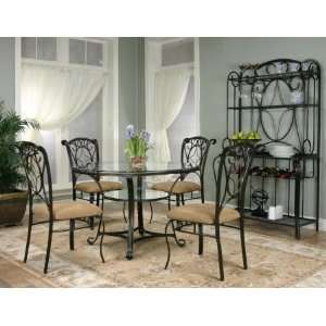  Cramco Payton Round Glass Dining Table: Home & Kitchen