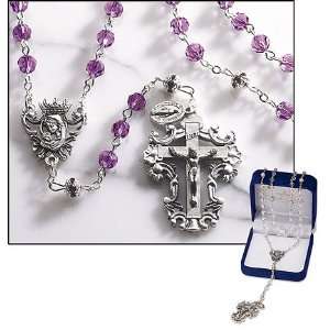 20 Gifts of Faith Paola Carola Catholic 8mm Amethyst Diamond cut 