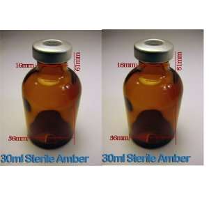   Amber Borosillicate Sealed Sterile Serum Vials