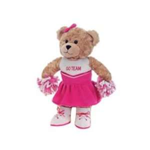  Plush   Cheerleading Bear (Pink & White   15 Inch): Toys & Games