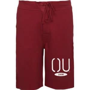  Oklahoma Sooners Crimson Fleece Shorts: Sports & Outdoors