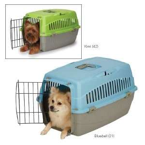 Guardian Gear Carry Me Pet Dog Plastic Carrier Crate Kiwi Green SMALL 