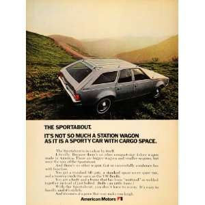 1971 Ad Sportabout Station Wagon American Motors Cars   Original Print 