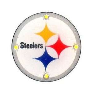  Flashing NFL Pin/Pendant   Pittsburgh Steelers: Sports 