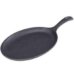  Cast Iron Griddle, 10 x 7 Oval, With Handle Kitchen 