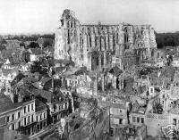 WW1 October 14, 1918 Cathedral of St. Quentin, France  