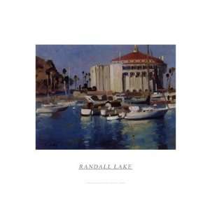 Catalina Island Finest LAMINATED Print Randall Lake 24x18