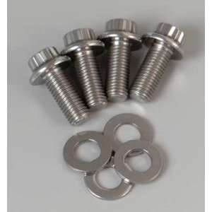   Stainless Steel 3 Piece Lower Water Pump Pulley Bolt Kit: Automotive