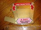 Vintage JEWELRY STORE WINDOW Cardboard DISPLAY Ring Box