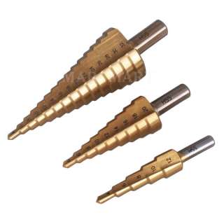 HSS Steel Step Drill Hole Cut Cone Cutters Tool Set (OT829)
