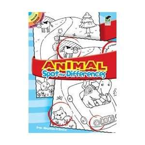  Dover Publications Animal Spot The Differences Book; 5 