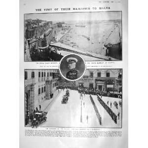   1909 DUKE CONNAUGHT SHIPS VALETTA MALTA BRITISH SPORT