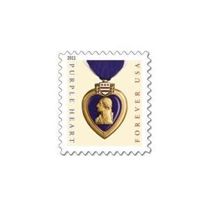   Heart with Ribbon Sheet of 20 x Forever us Stamp 