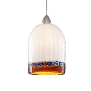  Rosetta Quick Connect Pendant Kit with Amber Shade Canopy Type 