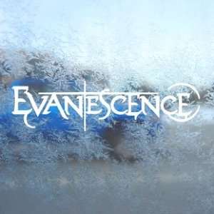 Evanescence White Decal Music Car Window Laptop White 