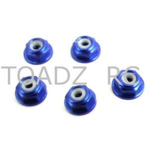  X Spede 2mm Blue Flanged Lock Nut LNF206: Toys & Games