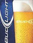 BUD LIGHT VINTAGE METAL SIGN  FREE SHIPPING  NEW