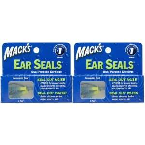  Macks Ear Seals Earplugs, 1 pair (Quantity of 4) Health 
