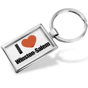 Keychain I Love Winston Salem region: North Carolina, United   Hand 