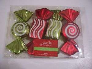 RED GREEN CANDY CHRISTMAS ORNAMENT DECORATIONS  