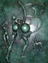 Salvador Dali s/n Bronze Bas relief Le Centaure COA