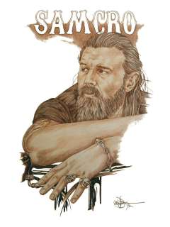 SONS OF ANARCHY OPIE 11x17 PRINTS.  