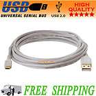 10 FT High Speed 2.0 USB Cable A Male / Micro B 5 Pin M/M Data Charger 