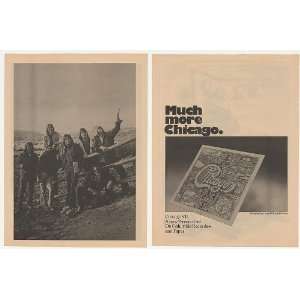  1974 Chicago VII Album 2 Page Photo Print Ad (Music 