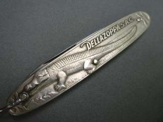 Vintage Solingen Pocket Knife Crocodile advertising Tools  