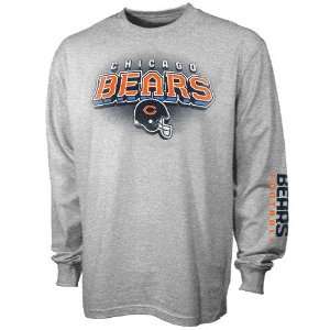 Reebok Chicago Bears Youth Ash Complete Long Sleeve T shirt  