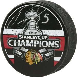 Brent Sopel Chicago Blackhawks Autographed 2010 Stanley Cup Champions 