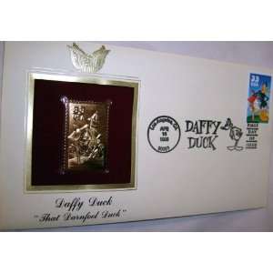   Gold Stamp Replica Daffy Duck That Darnfool Duck 