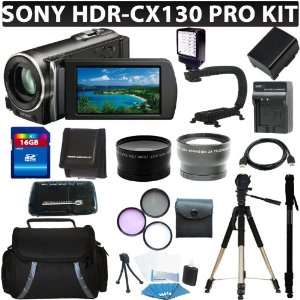  Sony HDRCX110 HDR CX110 Handycam Camcorder (Black) + 16GB 