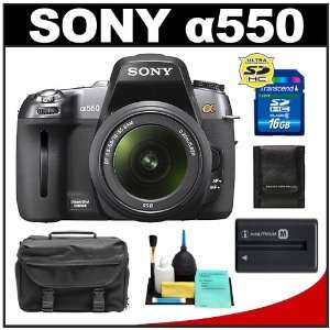 Sony Alpha A550 Digital SLR Camera Body & DT 18 55mm SAM 