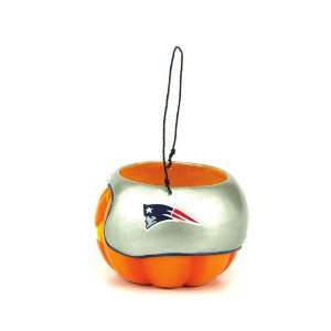  New England Patriots NFL Halloween Pumpkin Candy Bucket (5 