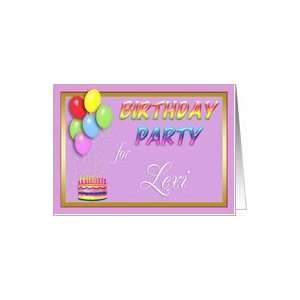  Lexi Birthday Party Invitation Card: Toys & Games