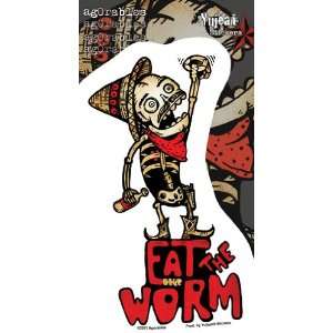  Agorables   Eat The Worm   Sticker / Decal: Automotive